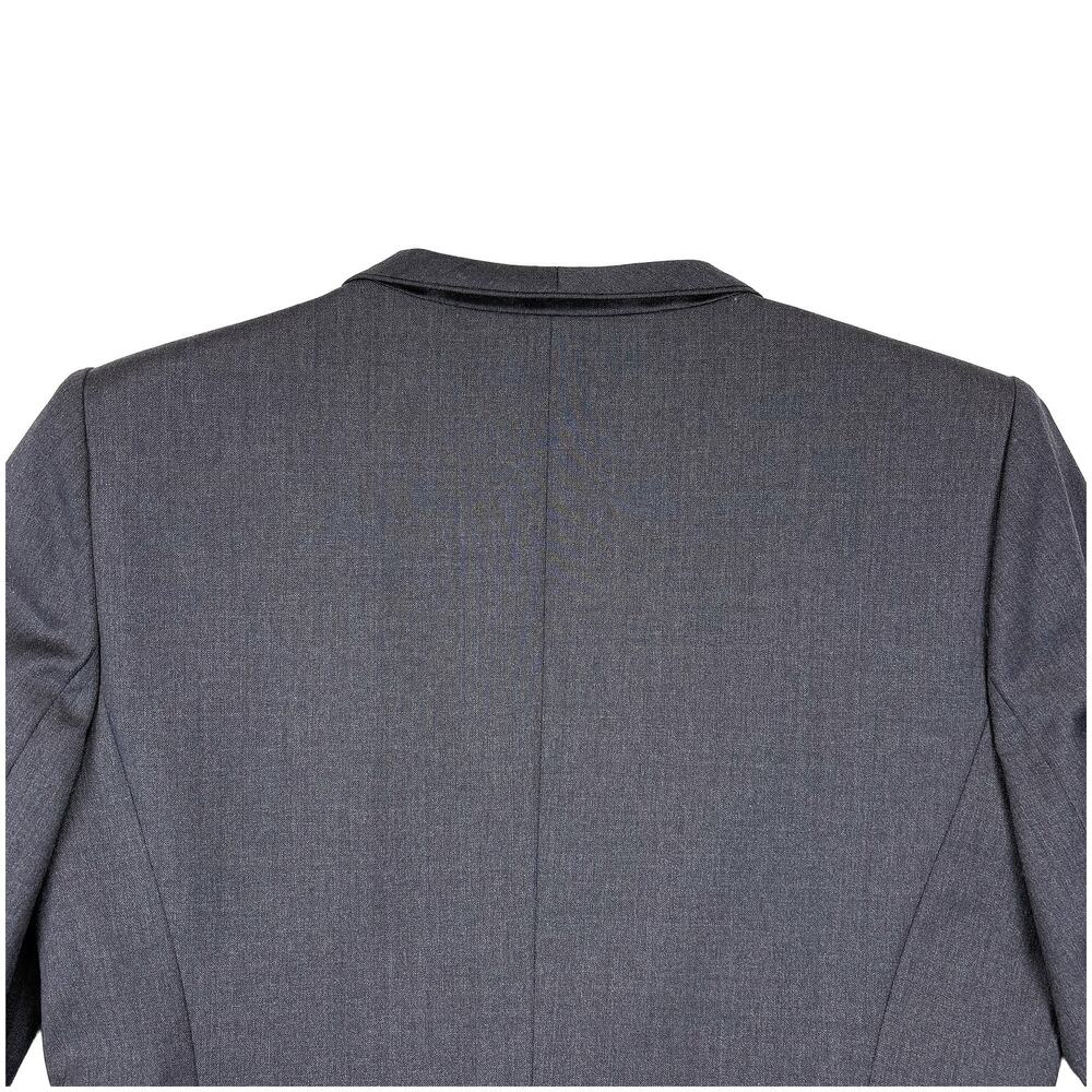 Tara Jarmon Z Victory Wool Blazer VTG Y2K Women 40 US 8 Gray Suit Jacket France - Picture 7 of 9